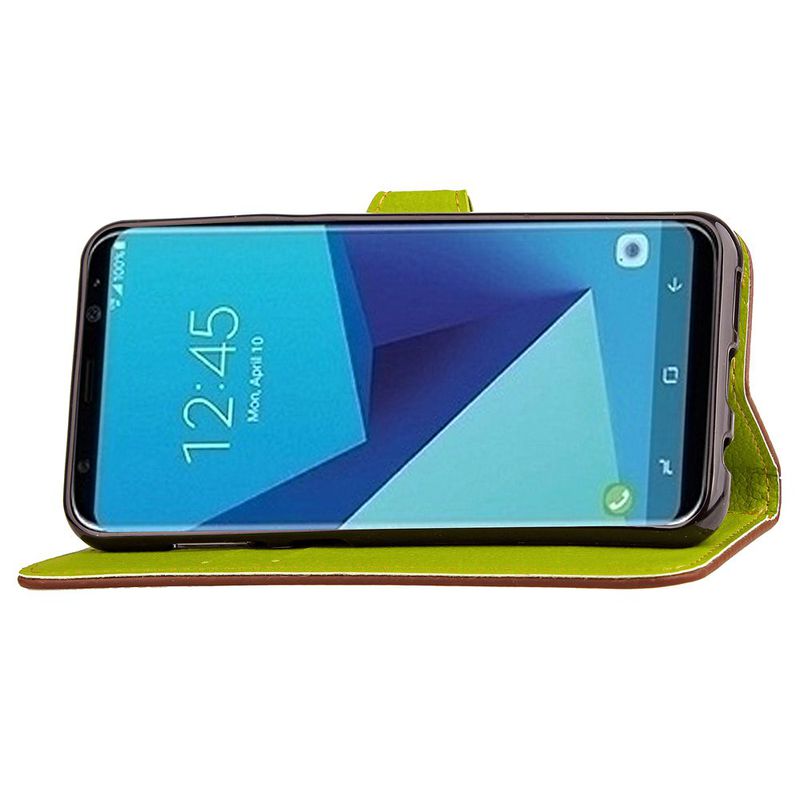 Fodral med vristband och ställ Samsung Galaxy S8 Plus, brun