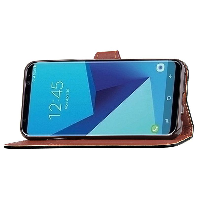 Fodral med vristband och ställ Samsung Galaxy S8 Plus, svart