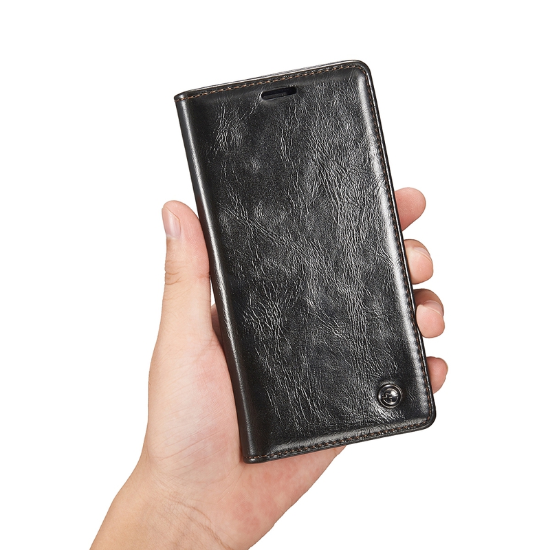 CaseMe läderfodral med ställ, Sony Xperia Z3, svart