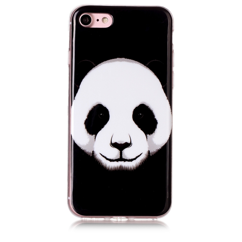Ultratunt TPU skal med motiv av panda, iPhone 8/7