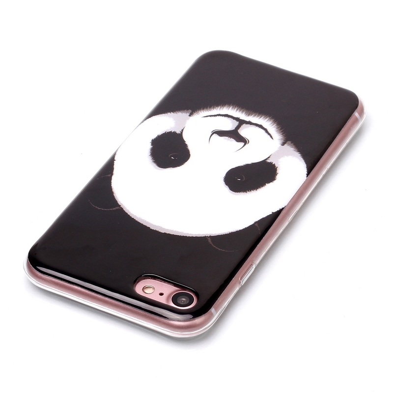 Ultratunt TPU skal med motiv av panda, iPhone 8/7
