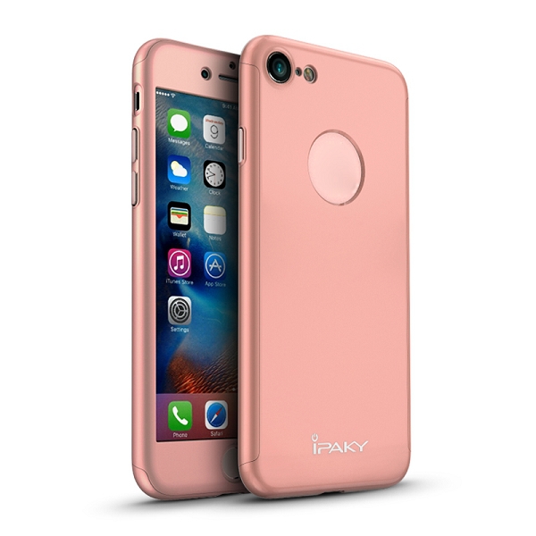 iPaky helomslutande skal till iPhone 7, rosa