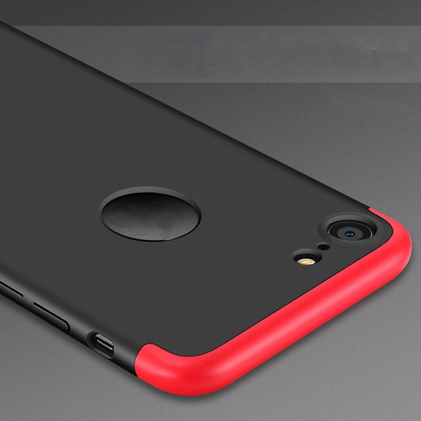 Ultratunt iPhone 8/7 skal, röd/svart