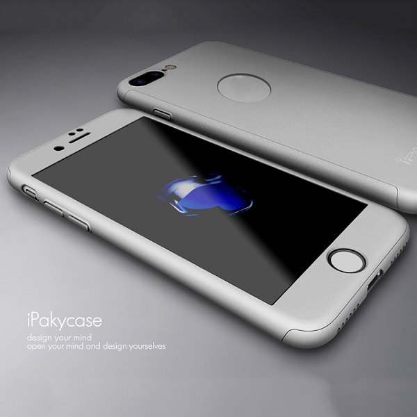 iPaky helomslutande skal till iPhone 7 Plus, silver