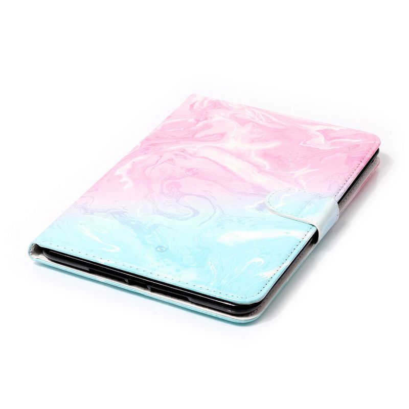 Läderfodral med kortplats, iPad Mini 4, rosa/blå