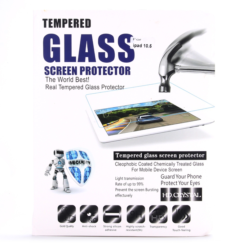 Skärmskydd i kristallklart härdat glas till iPad Pro 10.5