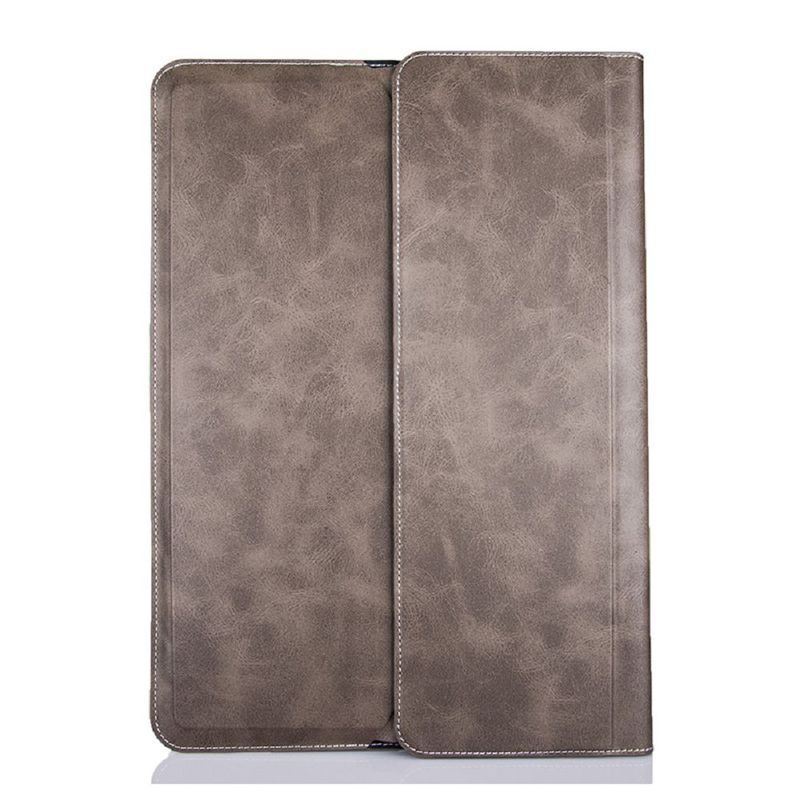 Läderfodral med ställ grå, iPad Pro 12.9"