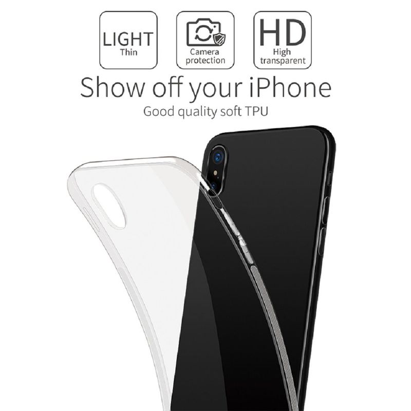 Joyroom transparent skal, iPhone X