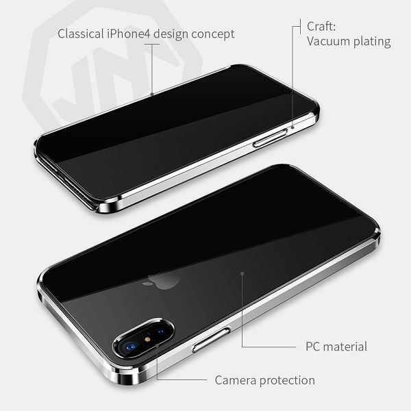 Elegant skal till iPhone X, guld