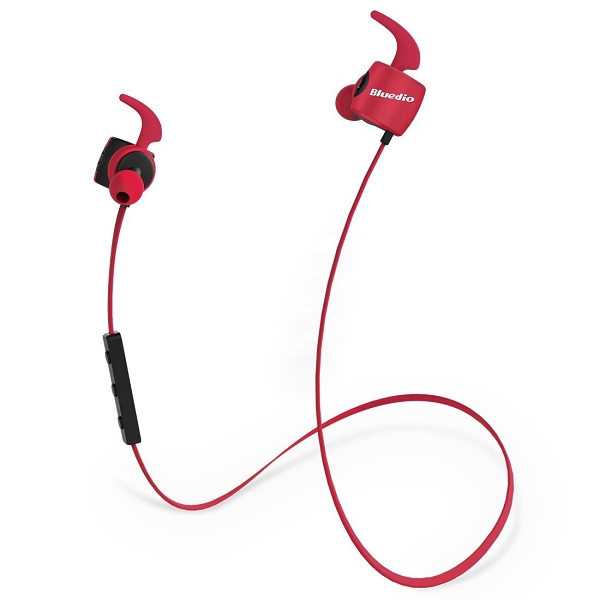 Bluedio TE Sporthörlurar Bluetooth 4.1, röd