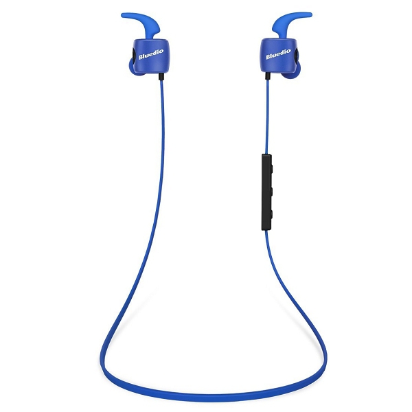 Bluedio TE Sporthörlurar Bluetooth 4.1, blå