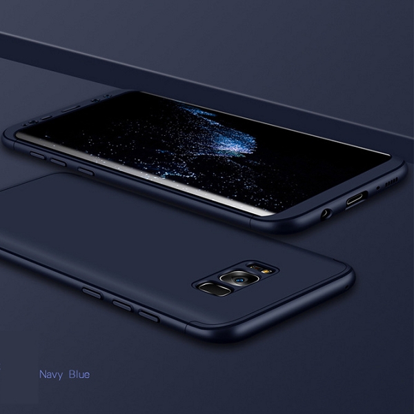 Hardcase skal, Samsung Galaxy S8, marinblå
