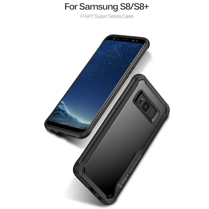 Modernt iPaky skal till Samsung Galaxy S8 Plus, svart