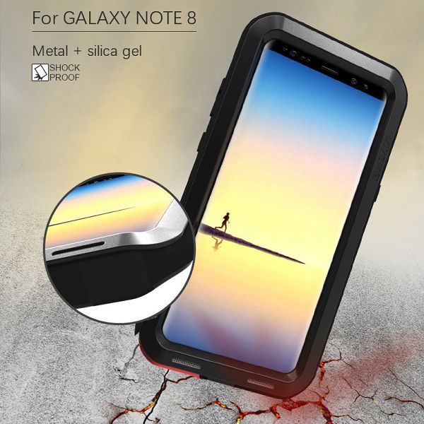 Love Mei Powerful svart, Samsung Galaxy Note 8