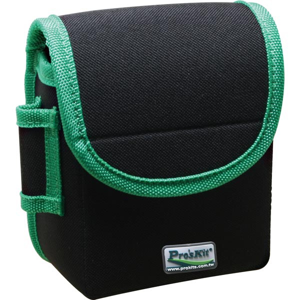 Pro'sKit verktygshållare för bälte, 1 ficka, svart/grön