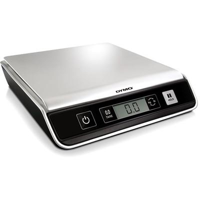 DYMO M10 brev/paketvåg med digital display, silver/svart