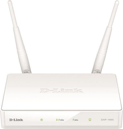 D-Link AC1200 Dual Band Accesspunkt, vit