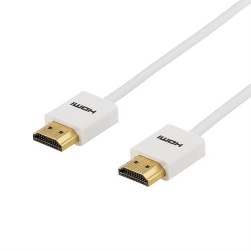 Deltaco ultratunn HDMI-kabel v1.4, UltraHD, 4K, 30Hz, 3m