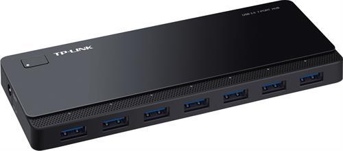 TP-Link USB3.0 hubb med 7-portar, inkl. nätadapter