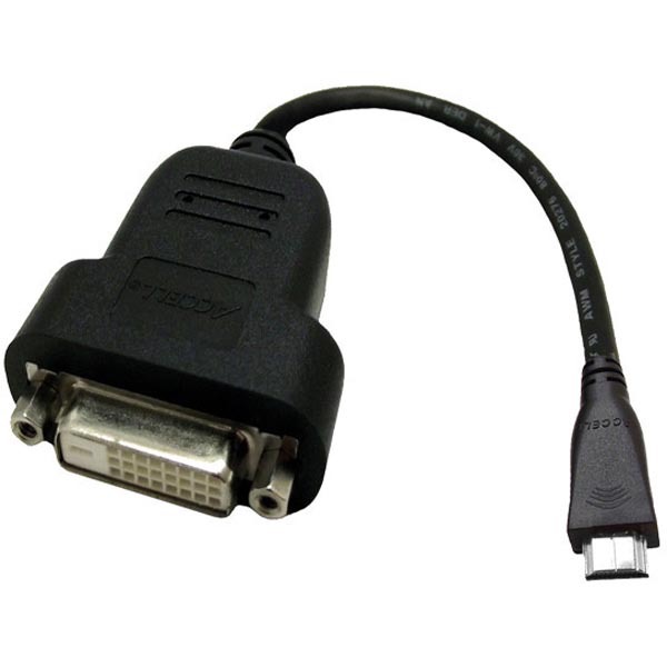 Accell Mini HDMI till DVI-D adapterkabel, 0.19m