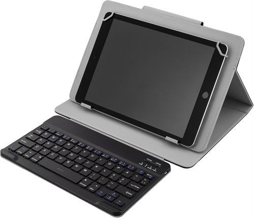 Deltaco fodral med Bluetooth tangentbord för 10" surfplattor