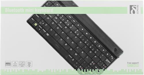 DELTACO trådlöst minitangentbord nordisk layout, bluetooth