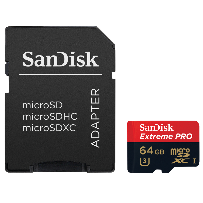 SanDisk Extreme Pro MicroSDXC 95MB/s UHS-I, 64GB