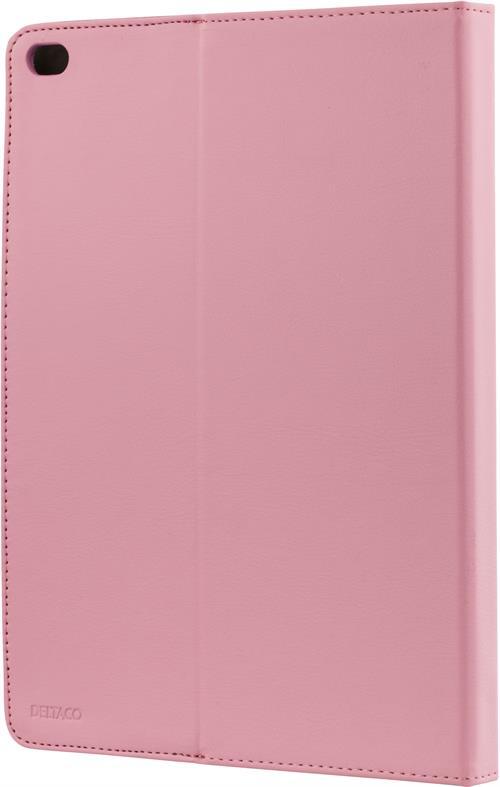 Deltaco läderfodral med magnetlåsning rosa, iPad Air 2