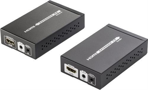 HDMI-förlängare ethernet med IR-sändare och mottagare, 70m