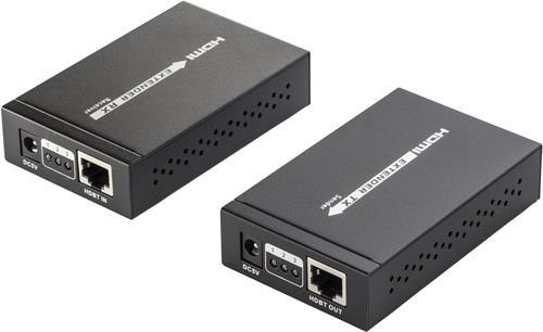 HDMI-förlängare ethernet med IR-sändare och mottagare, 70m