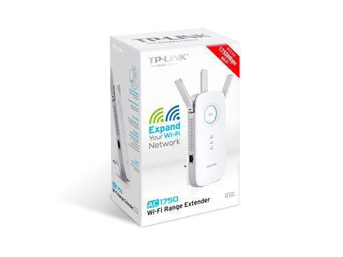 TP-Link RE450 accesspunkt med tre antenner