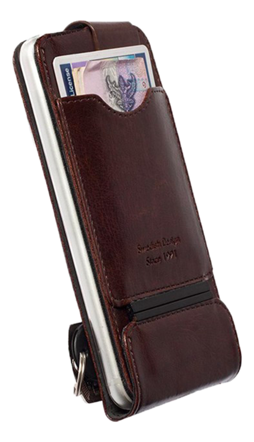 Krusell Ekerö FlipWallet plånboksfodral brun, Sony Xperia Z5