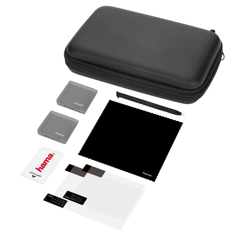 Hama Kit väska 8in1 svart, 3DS XL
