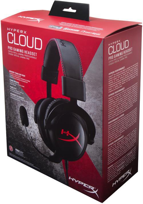 Kingston HyperX Cloud Gaming Headset, svart