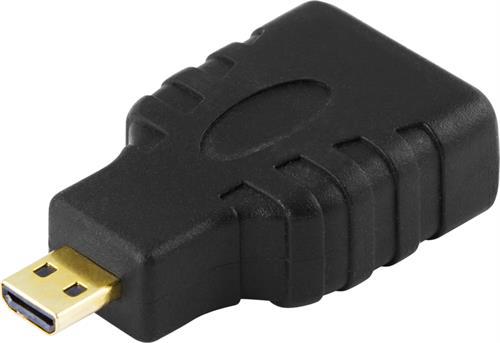Deltaco HDMI High Speed with Ethernet adapter