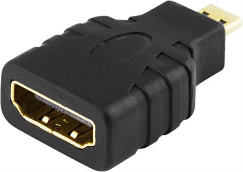 Deltaco HDMI High Speed with Ethernet adapter