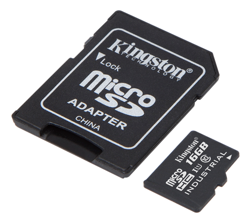 Kingston Industrial Temperature microSDHC UHS-I Class 10, 16GB