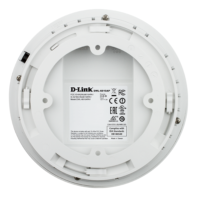 D-Link trådlös AC1200 Dual Band accesspunkt, PoE, vit