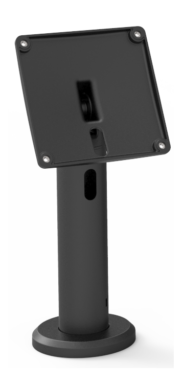 Maclocks Rise Stand VESA bordstativ med kabel hantering, svart