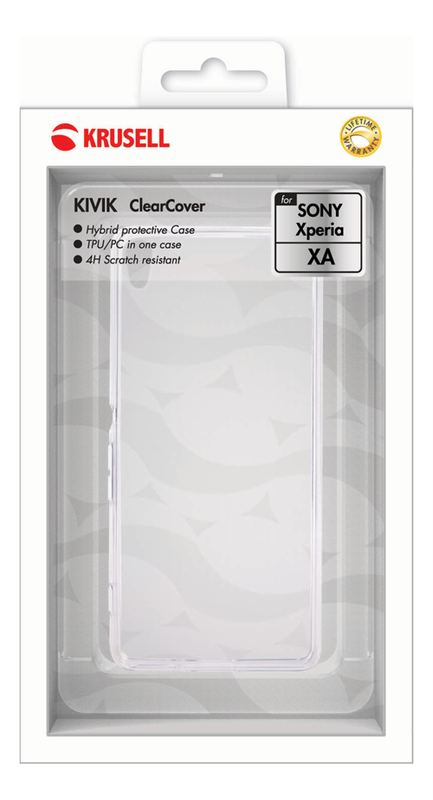 Krusell Kivik Cover, Transparent skal för Sony Xperia XA