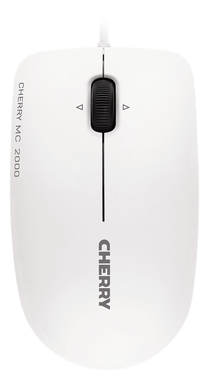Cherry MC 2000 trådbunden mus , USB, 1600dpi, symmetrisk, svart