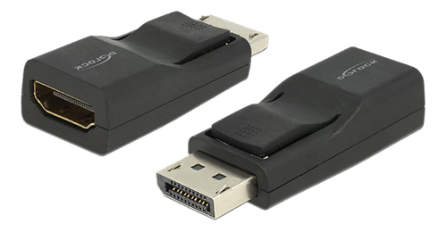 DeLOCK DisplayPort hane till HDMI hona adapter, UHD, passiv