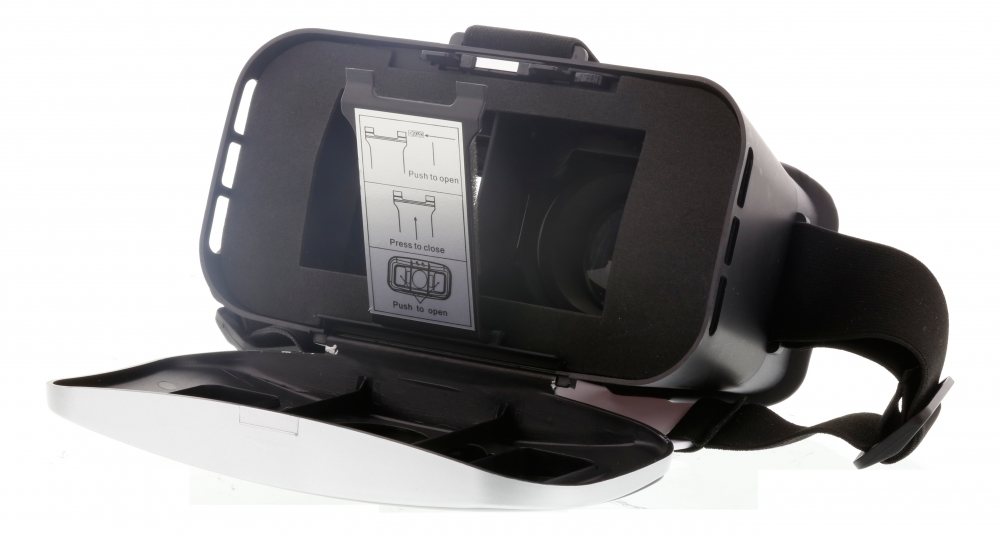 VR Park Virtual Reality Glasses, 46" smartphones, svart/silver