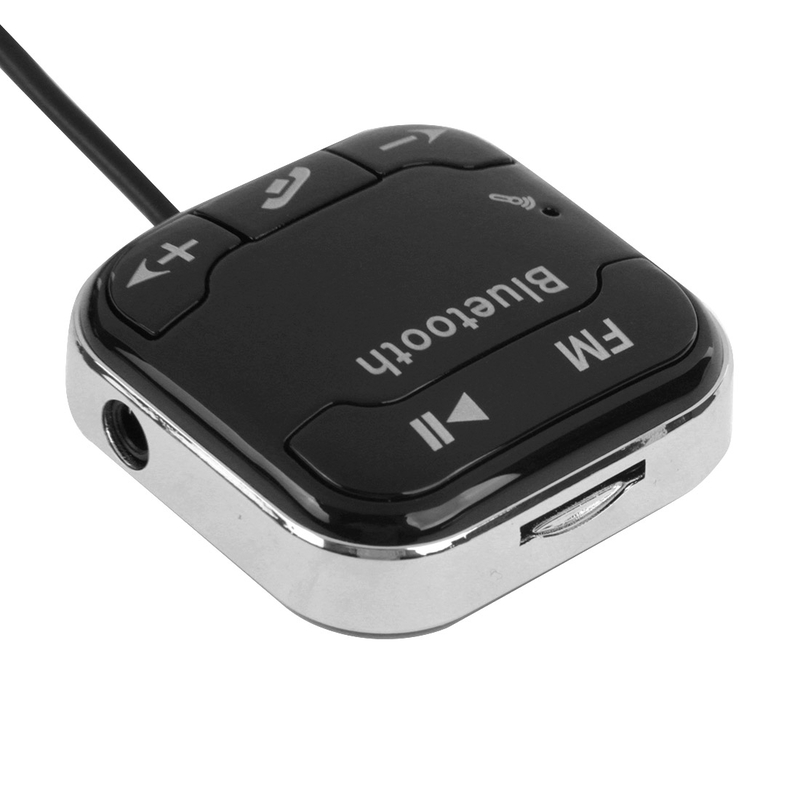 Portabel FM-sändare med Bluetooth 4.0, microSD, magnetfäste