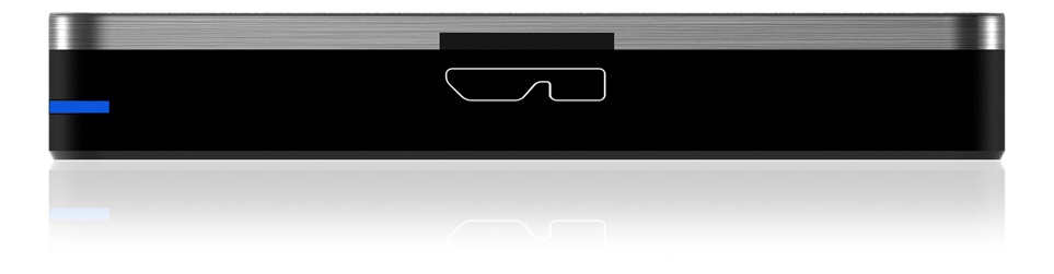 Icy box HDD kabinett, rymmer 1x2.5" SATA/SSD, max 9.5mm, silver