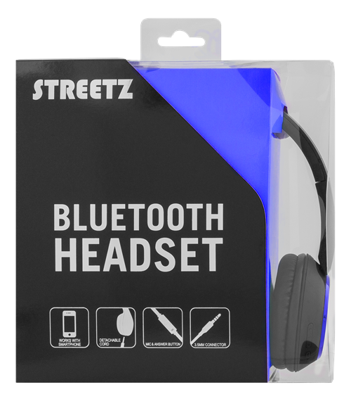 Streetz bluetooth-hörlurar med mikrofon, v2.1+edr, 10m