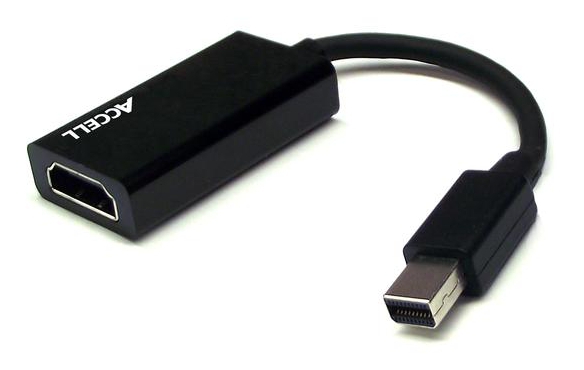 Accell mini displayport 1.2 - HDMI 2.0 aktiv adapter, 4k, svart