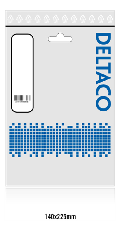 Deltaco Låsbar HDMI-kabel, UltraHD, v1.4, 4K, 30Hz, 3m