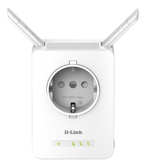 D-Link plug-in Wi-Fi Range Extender, 802.11b/g/n, 2.4 GHz