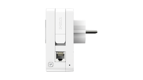 D-Link plug-in Wi-Fi Range Extender, 802.11b/g/n, 2.4 GHz